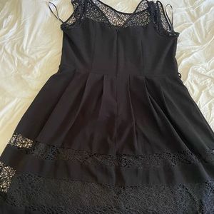 City Chic formal black dress with detailing, worn once.